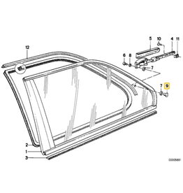 BMW Porca para  BMW E-21 E-30