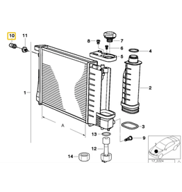 FAE Sensor temperatura para  BMW E-38 E-39