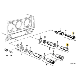 BMW Botao acendedor de cigarro para  BMW E-12