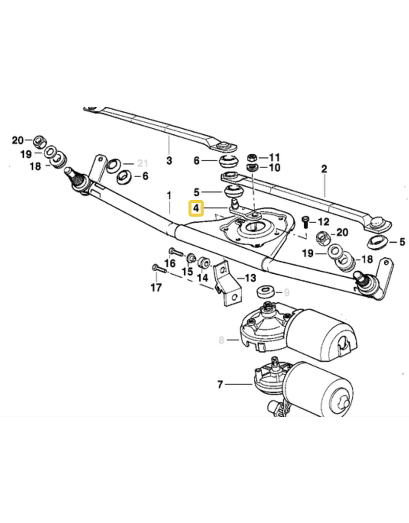 BMW Pino limpador parabrisa  BMW E-36