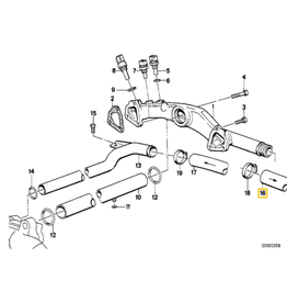 Mangueira d'agua para  BMW E-32