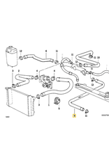 BMW Mangueira d'agua para  BMW 840 E-31