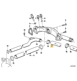 BMW Mangueira de retorno para  BMW E-32