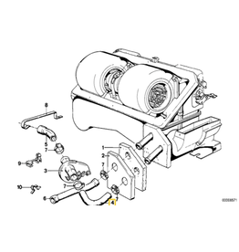 BMW Mangueira retorno para  BMW E-46 M3