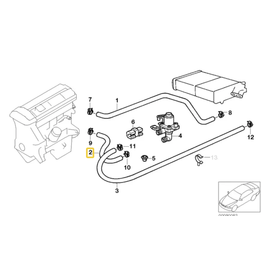 BMW Water hose for BMW Z3