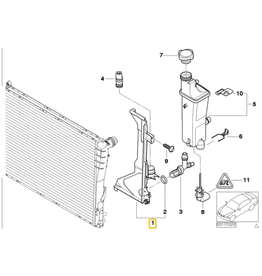 Mangueira d'agua para  BMW E-23