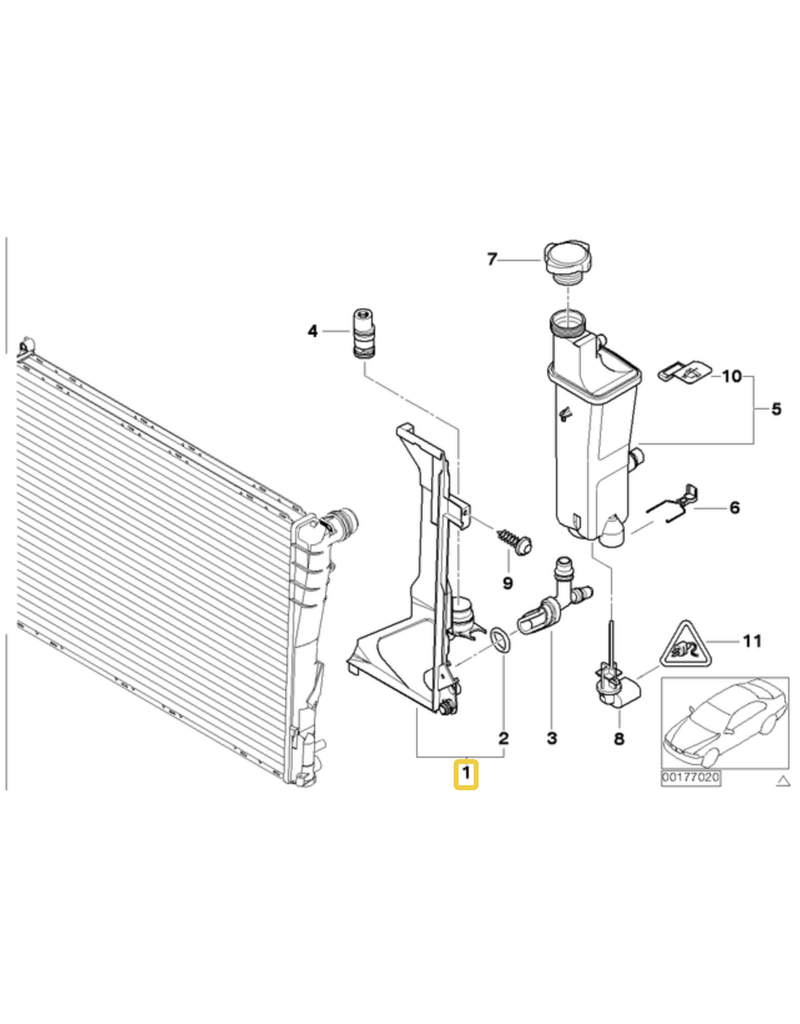 Mangueira d'agua para  BMW E-23