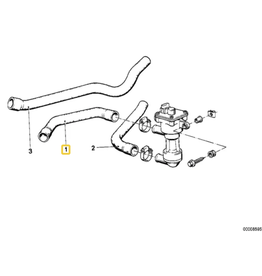 Mangueira retorno para  BMW E-24 E-28