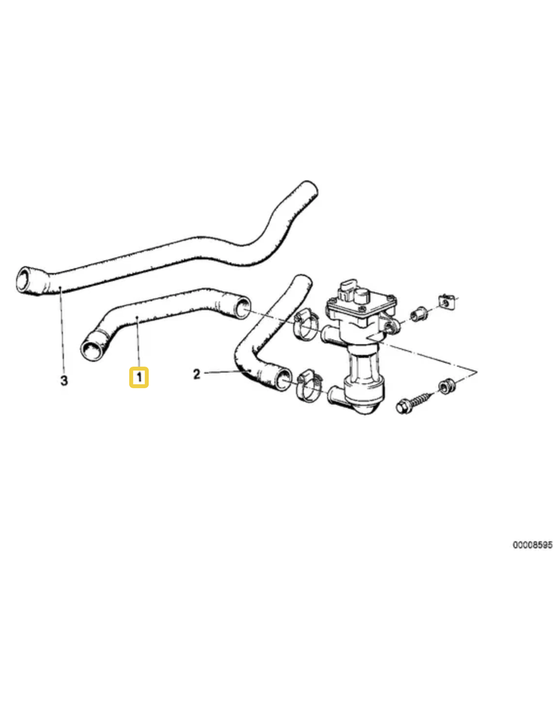 Mangueira retorno para  BMW E-24 E-28