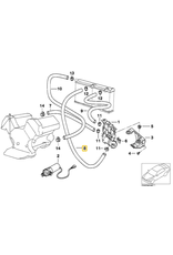 BMW Water hose for BMW E-38