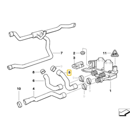 BMW Water hose for BMW E-36