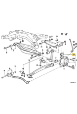 Par de bucha para  BMW E-23 E-24 E-28 E-32 E-34