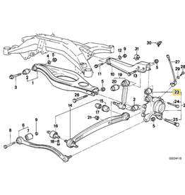 Par de bucha para  BMW E-23 E-24 E-28 E-32 E-34