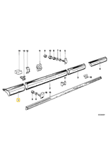 BMW Molding fender front left for BMW E-24