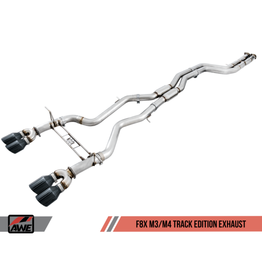 awe tuning AWE Tuning BMW F8X M3/M4 Non-Resonated Track Edition Exhaust - Diamond Black