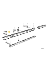 BMW Molding front fender right for BMW E-23