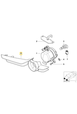BMW Grade farol de milha direito para  BMW E-46