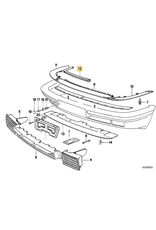 BMW Front bumper gasket for BMW E-32