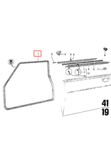 BMW Front left door seal for BMW 2500