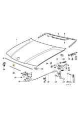 BMW Junta frontal capo para BMW E-36