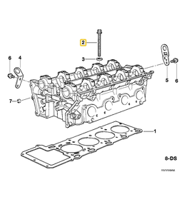 Kit parafuso cabecote para  BMW E-32 730 740