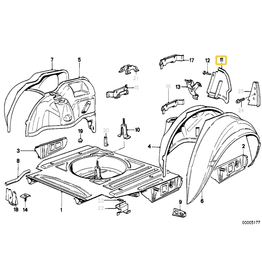 BMW Locking plug left for BMW E-30