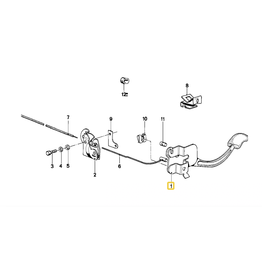 BMW Mecanismo abertura capo para  BMW E-23 E-24