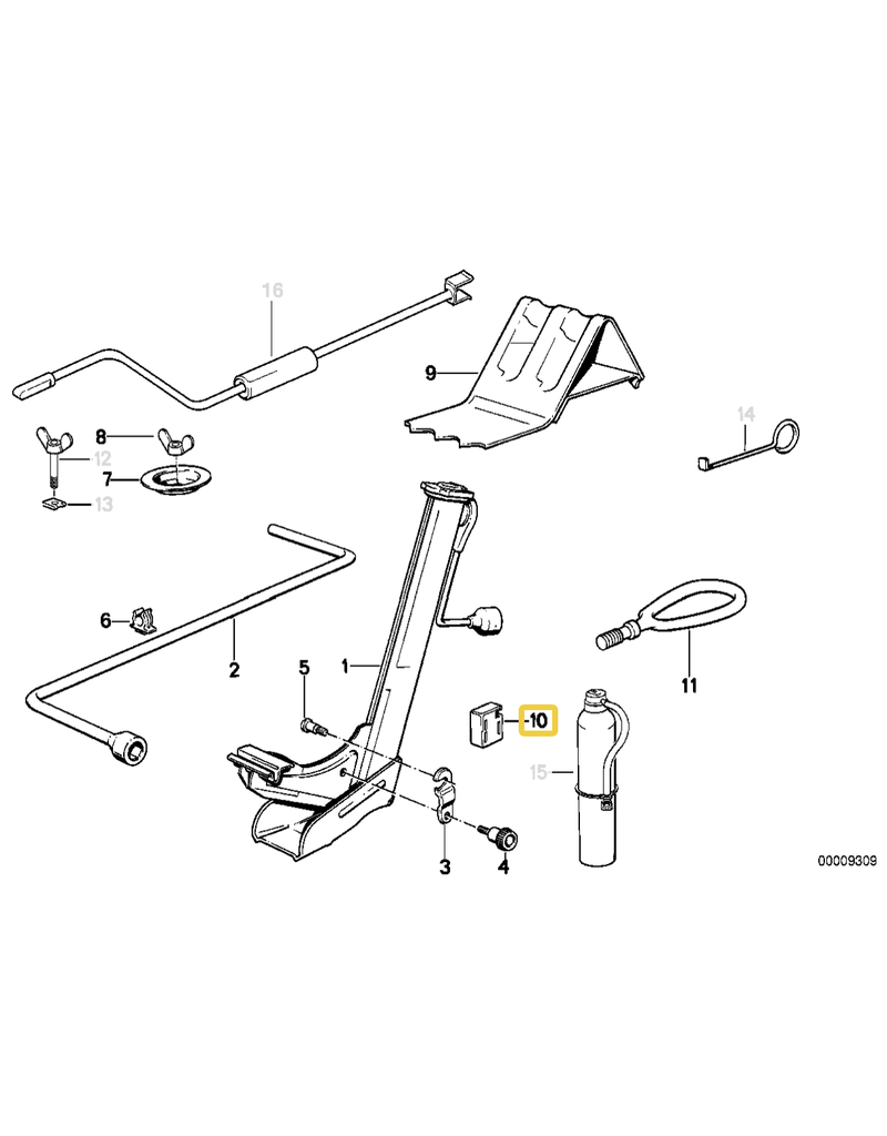 BMW Acabamento caixa de ferramenta para BMW E-30