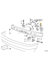 BMW Bumper cover right for BMW E-34