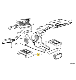 BMW Cover gear selector for BMW E-21