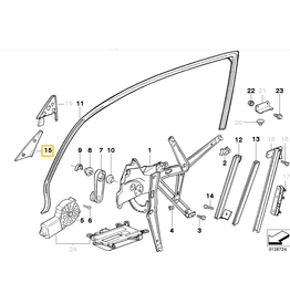BMW Acabamento interior esquerdo para  BMW E-36
