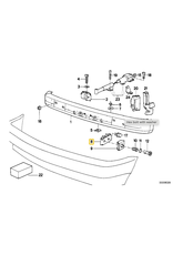 BMW Front bumper holder for BMW E-34