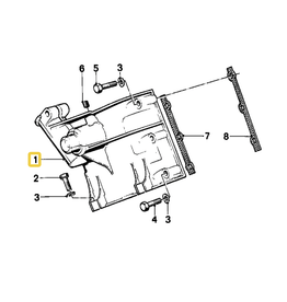 BMW Upper timing case cover for BMW E-12 E-23 E-24 E-28