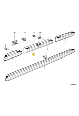 BMW Molding door front right for BMW E-30