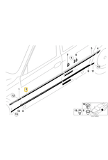 BMW Moldura porta dianteira direita para BMW E-38