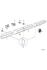 BMW Molding front door right for BMW E-30