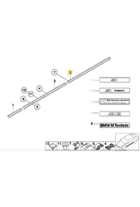 BMW M TECHNIC REAR RIGHT DOOR MOLDING FOR BMW E-36