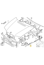 BMW Engine hood Bowden cable for BMW E-46