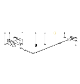 BMW Bowden cable for BMW E-30