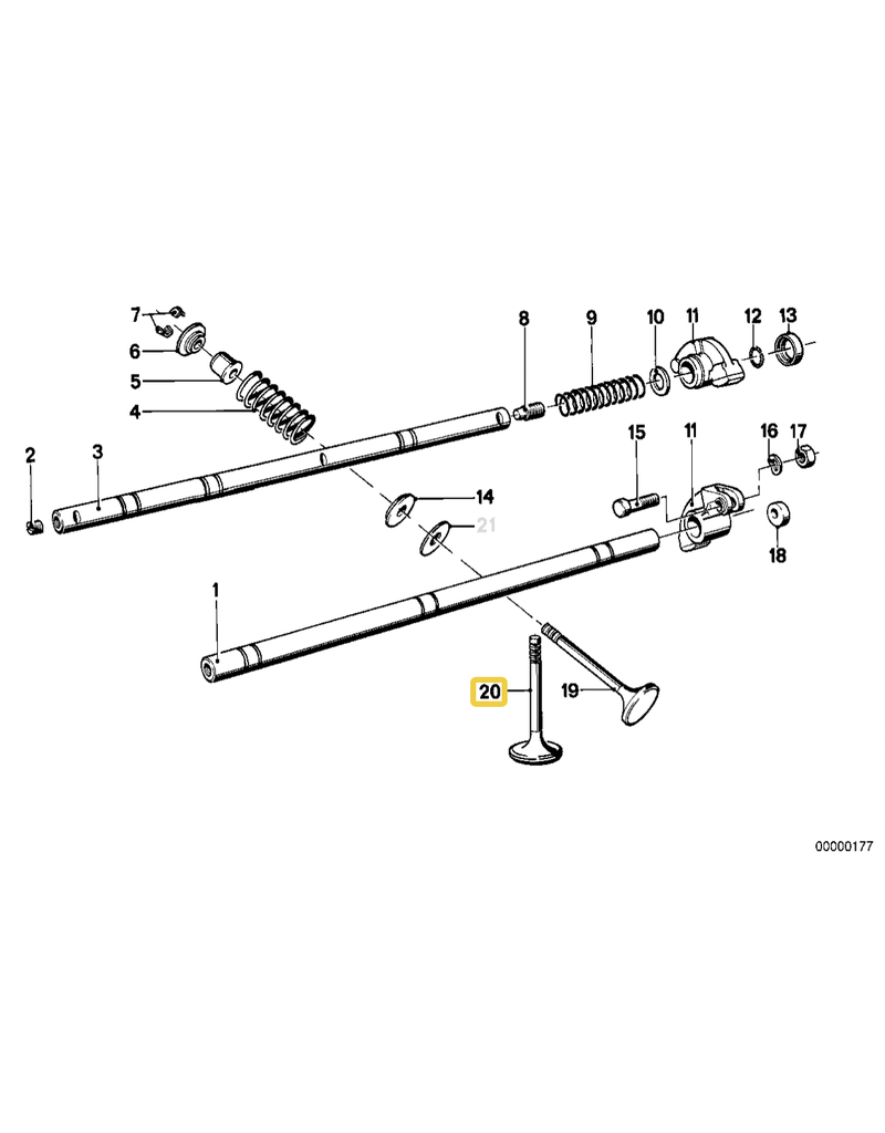 BMW Valvular admission para  BMW E-23