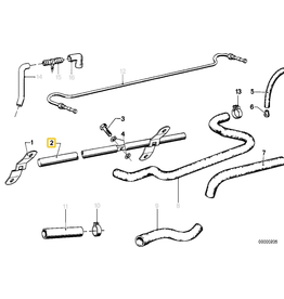 BMW Oil pipe for BMW E-12 E-21 E-28 E-30