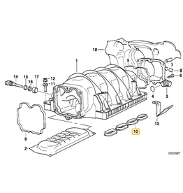 BMW Junta inferior para  BMW E-31 E-32 E-34 E-38 E-39 E-53