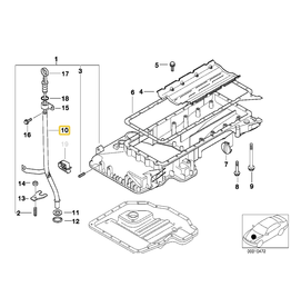 BMW Guia de oleo para  BMW E-32 E-34
