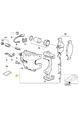 Pinca dianteira esquerda para  BMW E-34