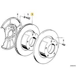 Disco de freio dianteiro direito para  BMW E-36 M3