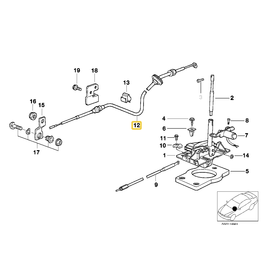 BMW Cable noise absorber for BMW E-36
