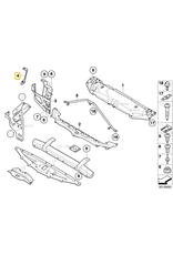 BMW Bracket side panel bottom left for BMW E-60