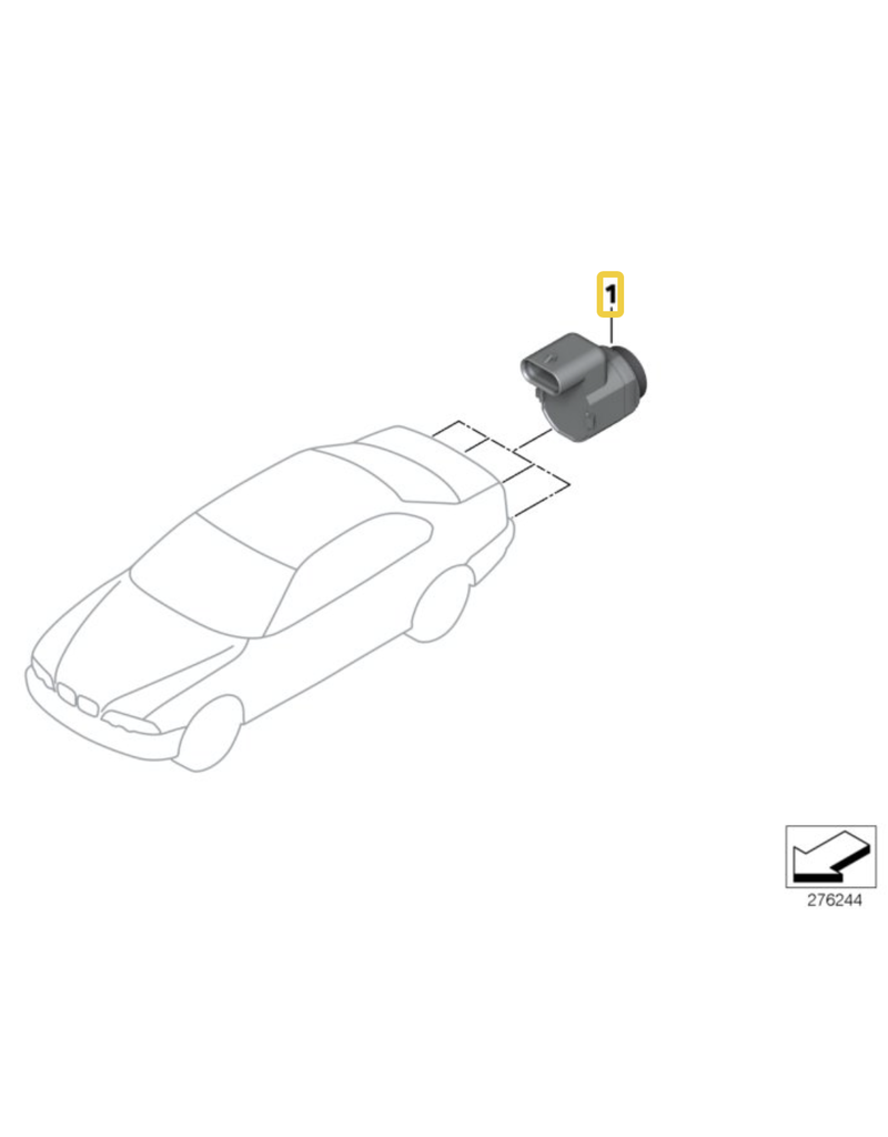 BMW Sensor estacionamento para  BMW E-46