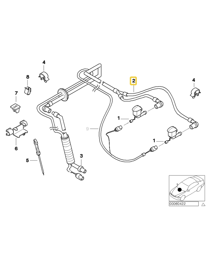 BMW Cleaning system for BMW E-39
