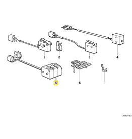 BMW Central locking switch for BMW E-32 E-34